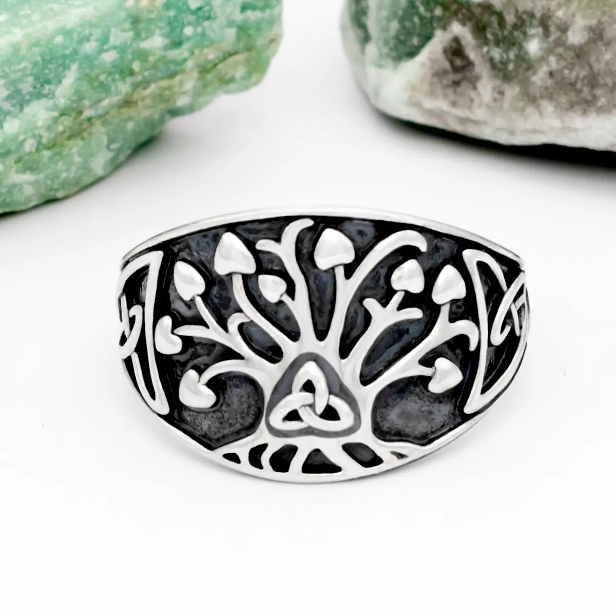 Tree Of Life Silver Ring 5...