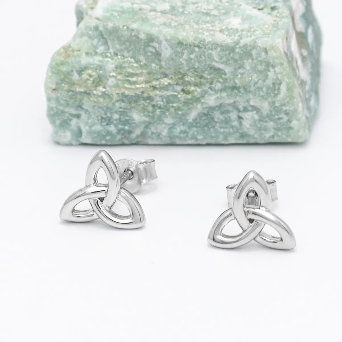 Sterling Silver Trinity Knot Celtic Earring 4