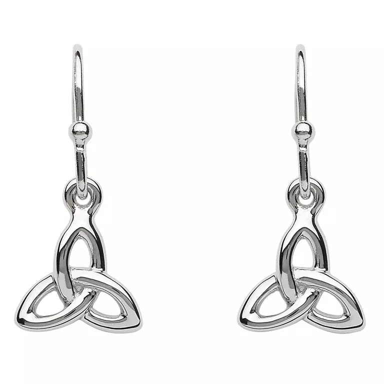1 Silver Celtic Trinity Knot Drop Earrings SE2202 4