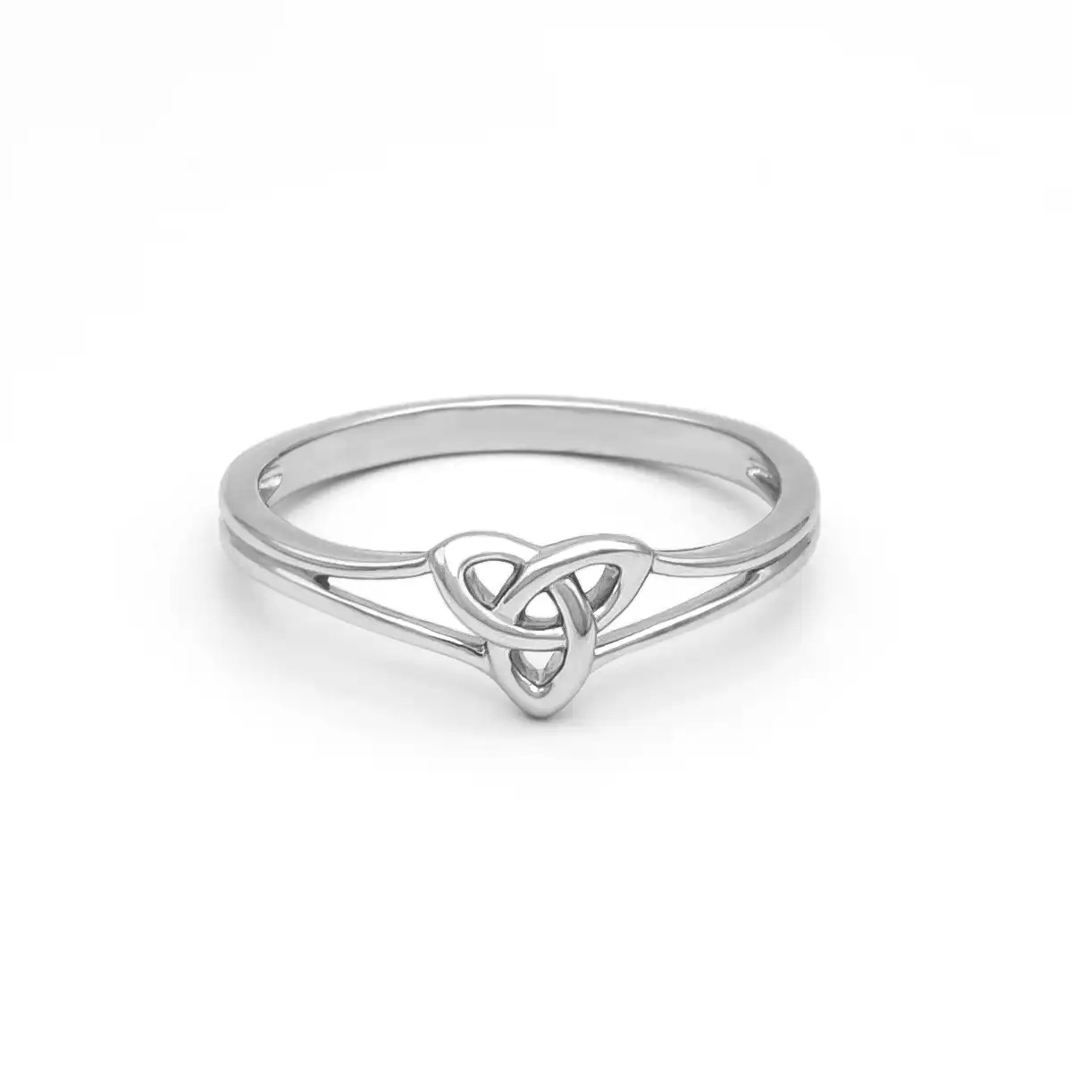 Sterling Silver Trinity Knot Ring 1...