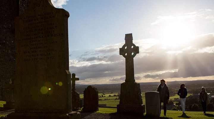 tombs in Rock of Cashel