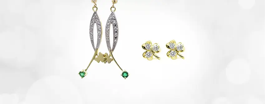 Earrings in irish outlet