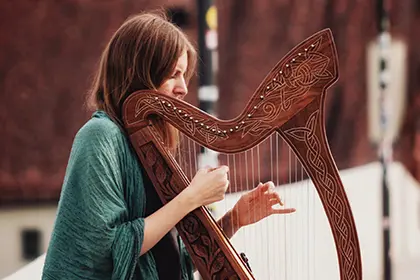 The Beauty of the Irish Harp