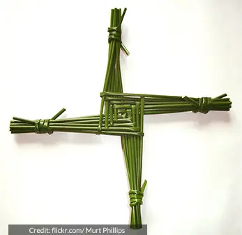 The Legend of St Brigid and Her Cross