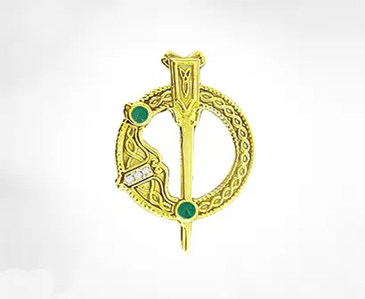What is a Celtic brooch?