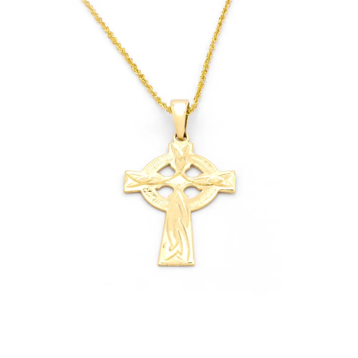 Gold Celtic Cross Pendant Photo 3 