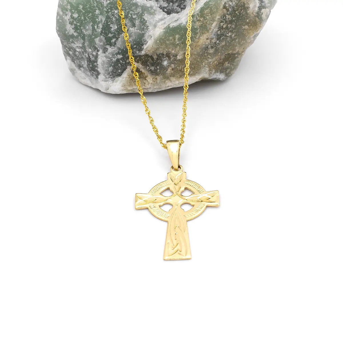 Gold Celtic Cross Pendant Photo 4 