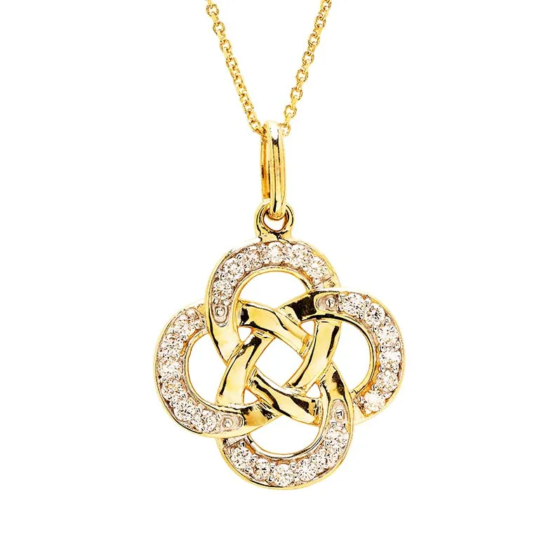 Diamond Set Celtic Pendant...