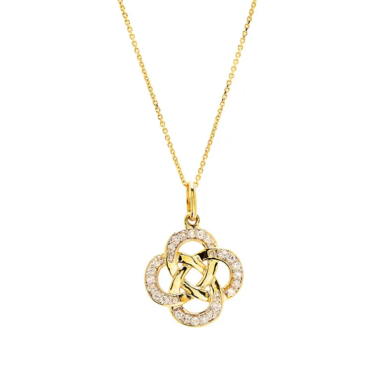 Diamond Set Celtic Pendant Photo 3 