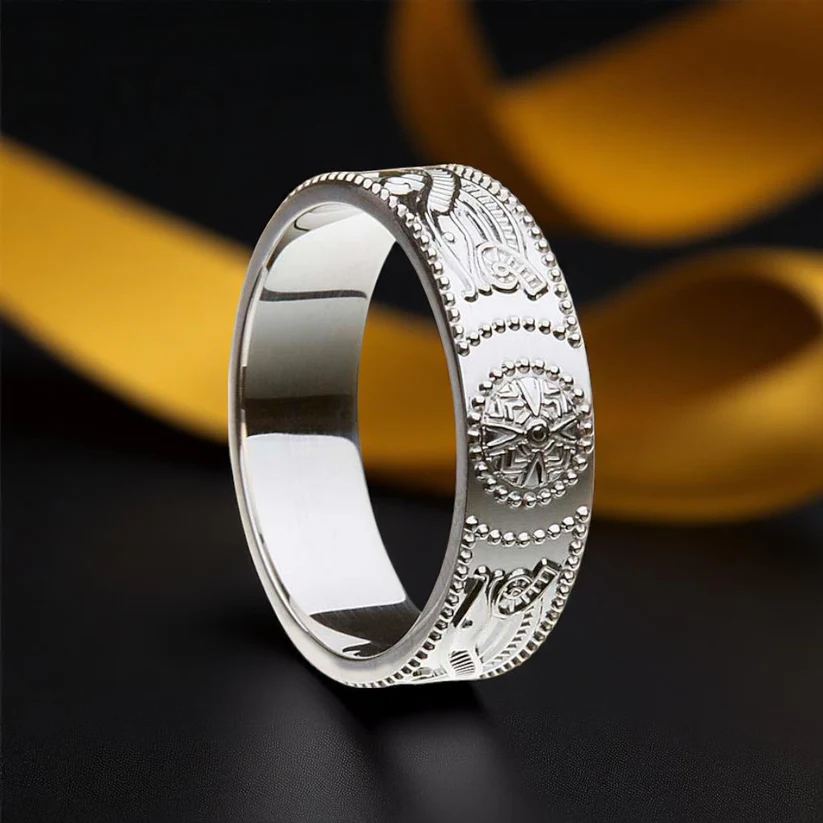 Silver Celtic Warrior Ring - 6mm