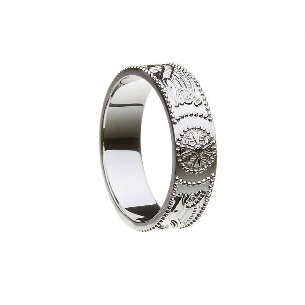 Silver Celtic Warrior Ring - 6mm