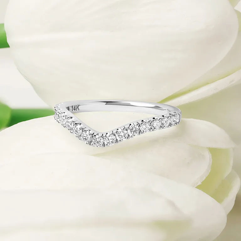 White Gold Diamond Trinity Knot Engagement & Wedding Ring Set Photo 8 