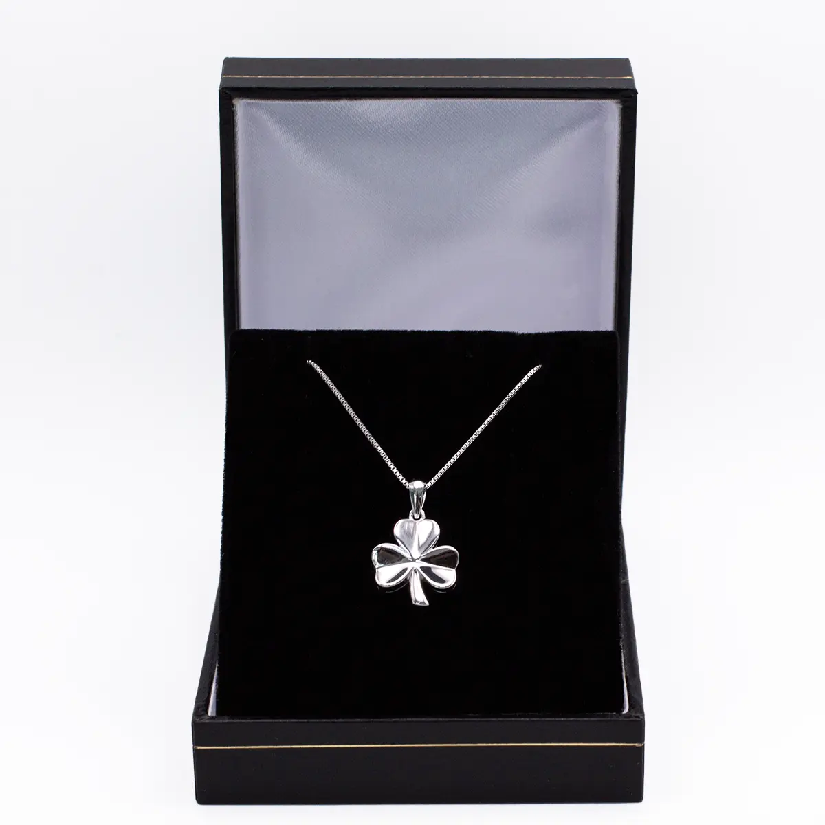 Sterling Silver Irish Shamrock Pendant Photo 6 