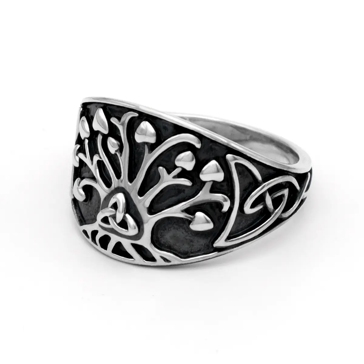 Sterling Silver Tree of Life Ring Photo 2 