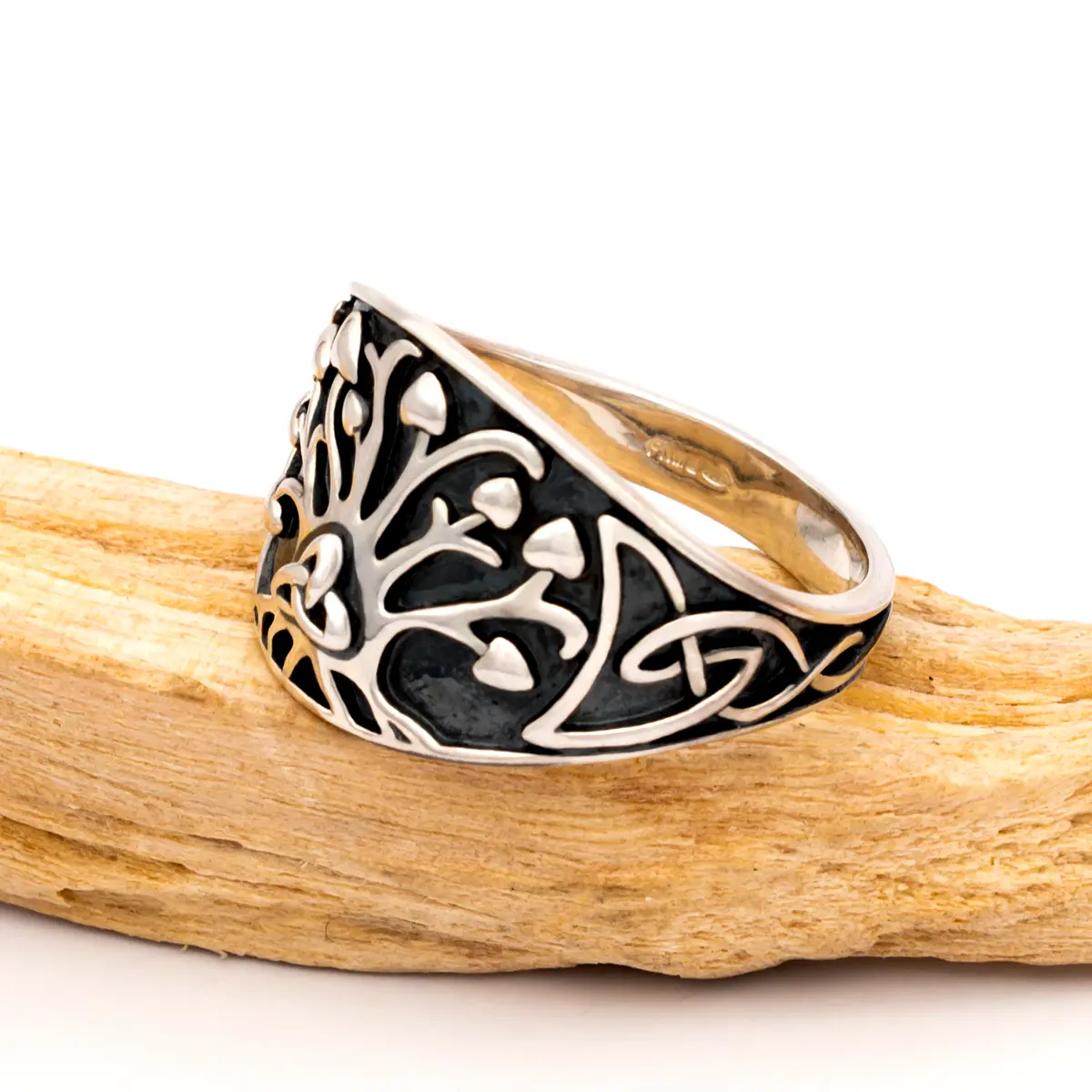 Sterling Silver Tree of Life Ring Photo 4 