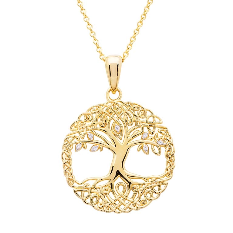 Gold Vermeil Tree of Life Necklace