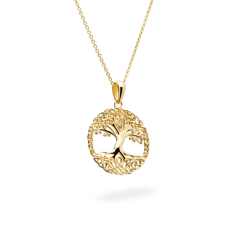 Gold Vermeil Tree of Life Necklace Photo 5 