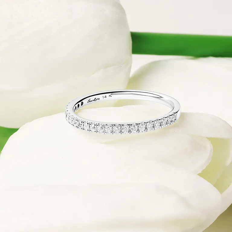 White Gold Diamond Wedding Ring Photo 3 