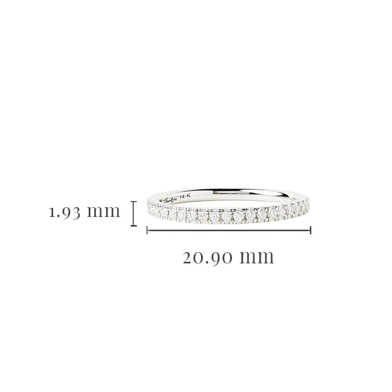 White Gold Diamond Wedding Ring Photo 4 